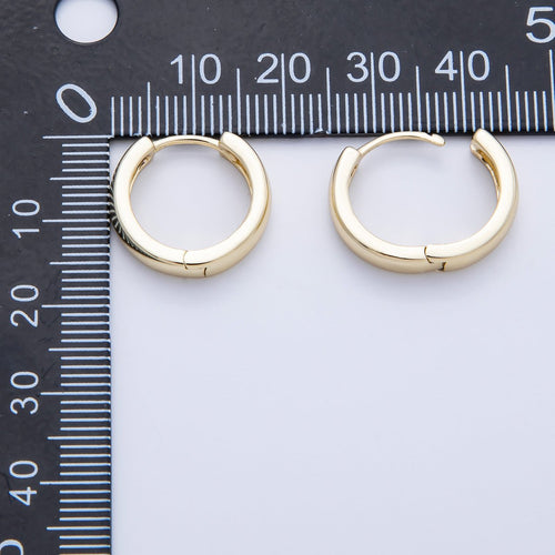 14K Gold Filled 16.6mm Minimalist Huggie