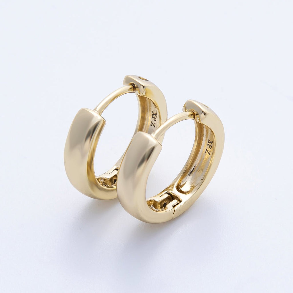 14K Gold Filled 16.6mm Minimalist Huggie