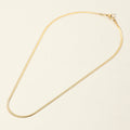 Stainless Steel Herringbone Chain Necklace