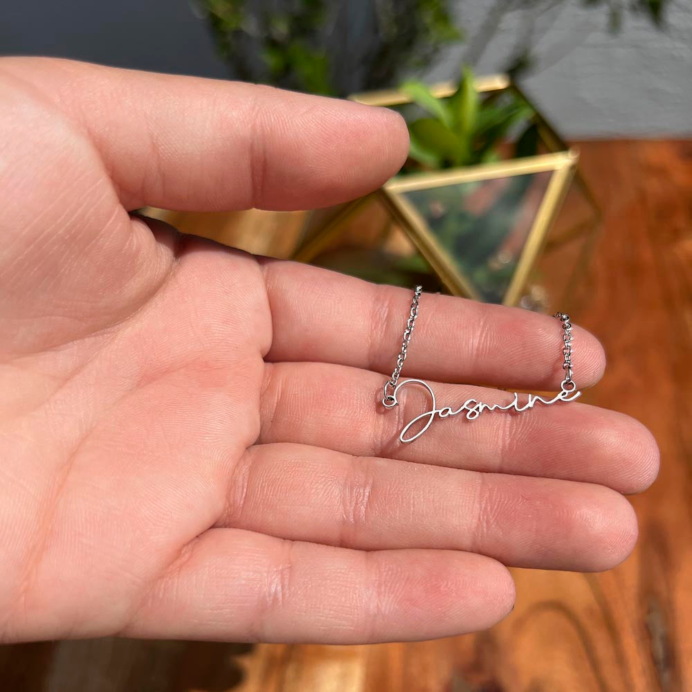 Personalized Cursive Name Necklace