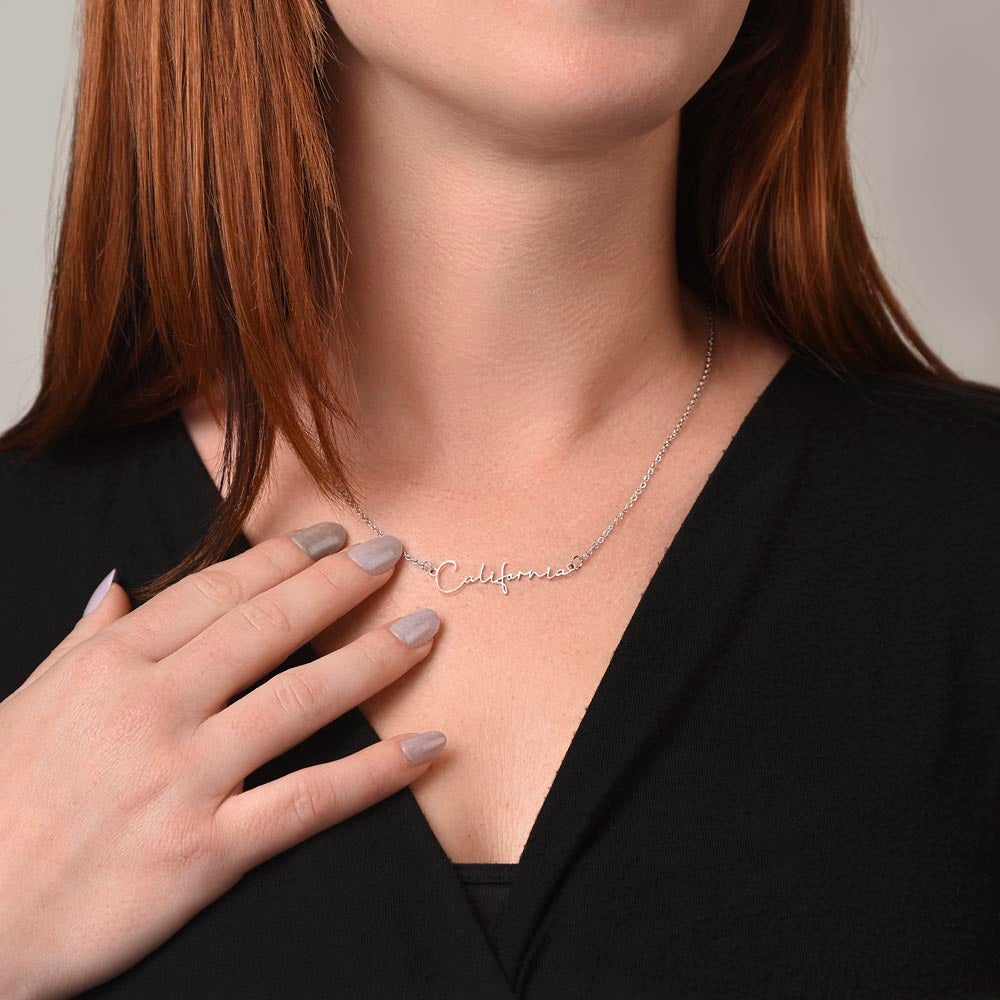 Personalized Cursive Name Necklace