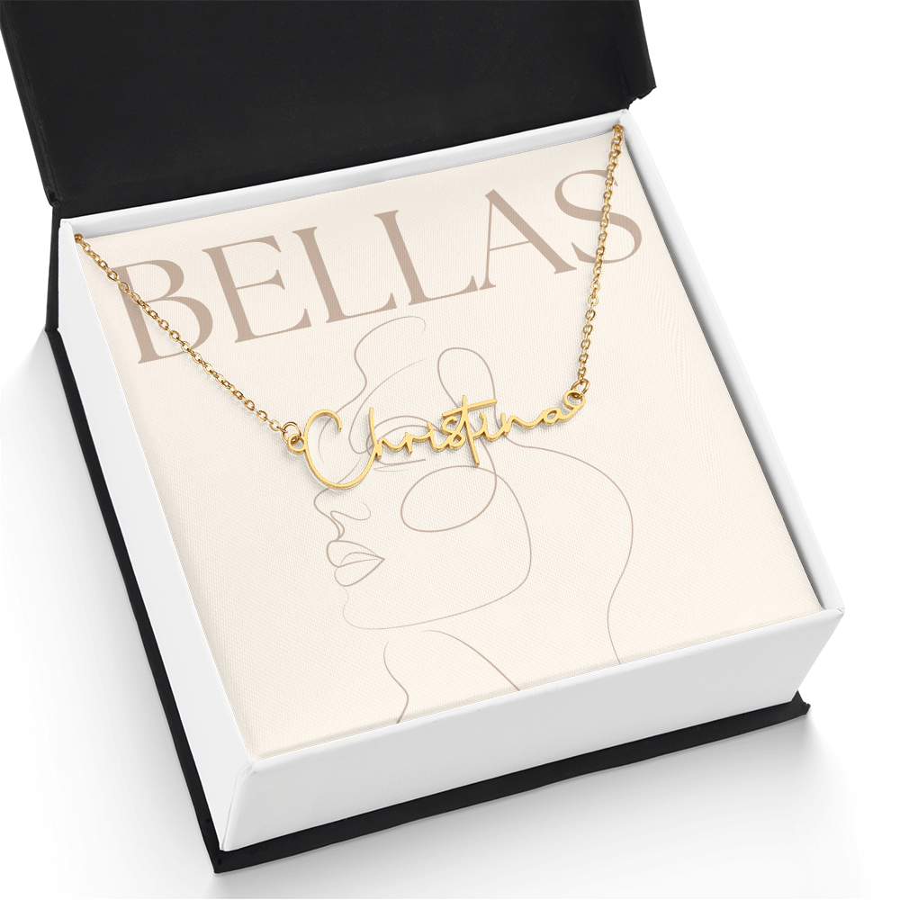 Personalized Cursive Name Necklace