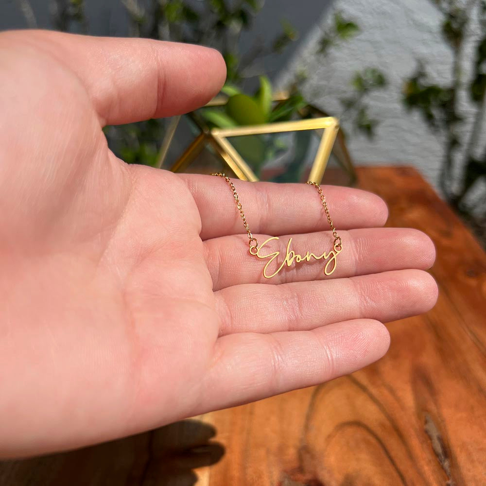 Personalized Cursive Name Necklace