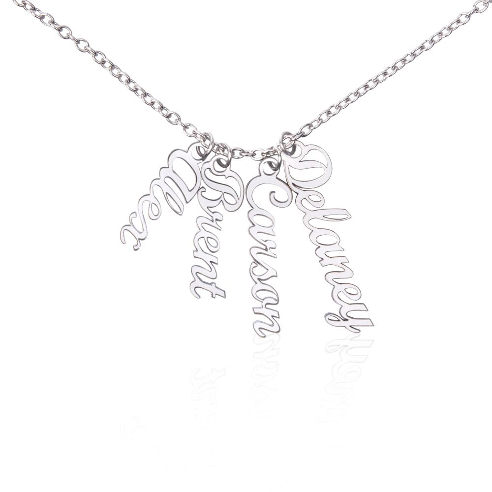 Personalized Vertical Name Necklace